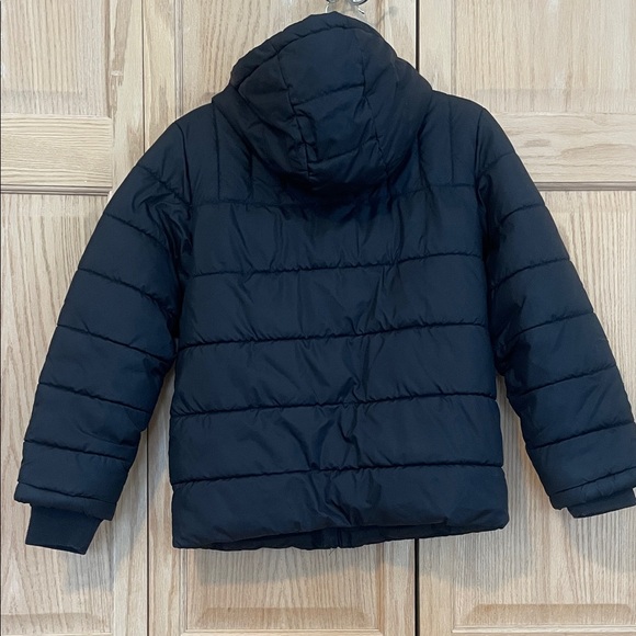 Wonder Nation Black Hooded Puffer Jacket - Picture 3 of 6